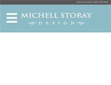 Tablet Screenshot of michellstoraydesign.com